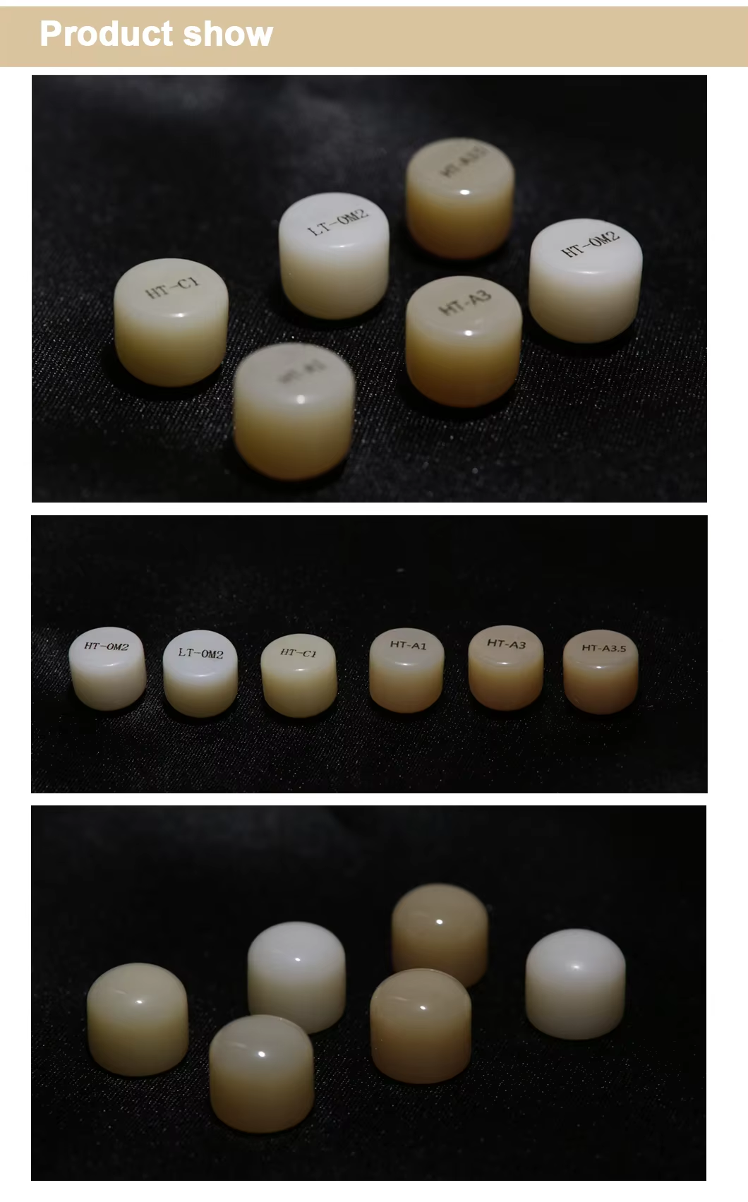 Dental Lithium Disilicate Glass Ceramic Press Ingot